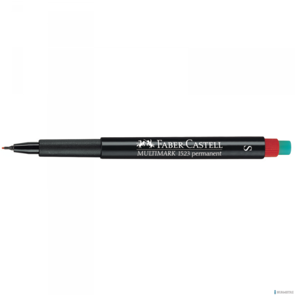 Foliopis z gumką OHP MULTIMARK S 0.4 czerwony FABER-CASTELL  FC152321