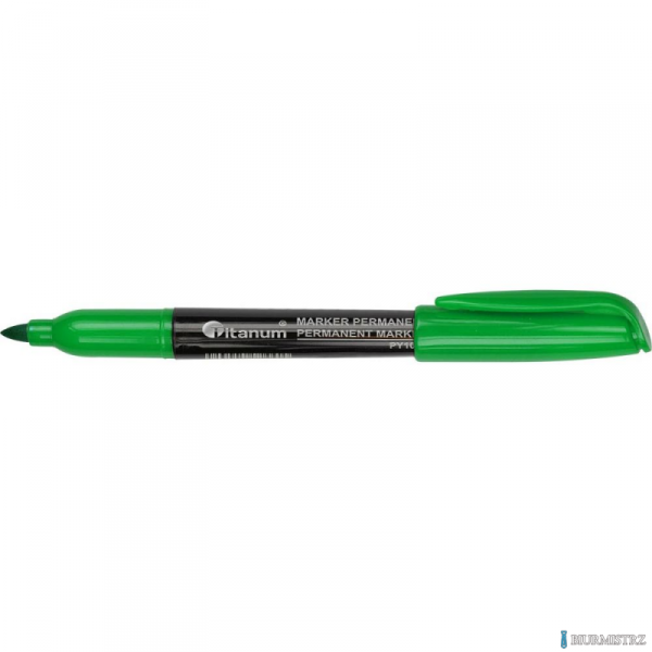 Marker permanentny okrągły zielony PY1002-GY 71092 (X)  cienki jak Sharpie