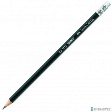 Ołówek 1112 HB (12) z gumką FC111200  BLACKLEAD FABER-CASTELL