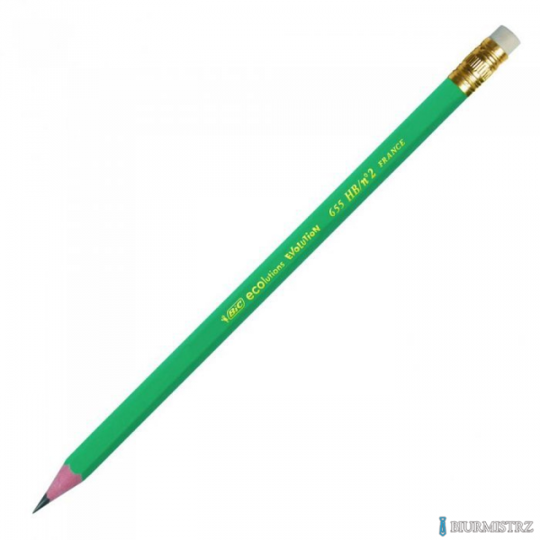 Ołówek z gumką BIC Evolution Original 655 HB , 8803323