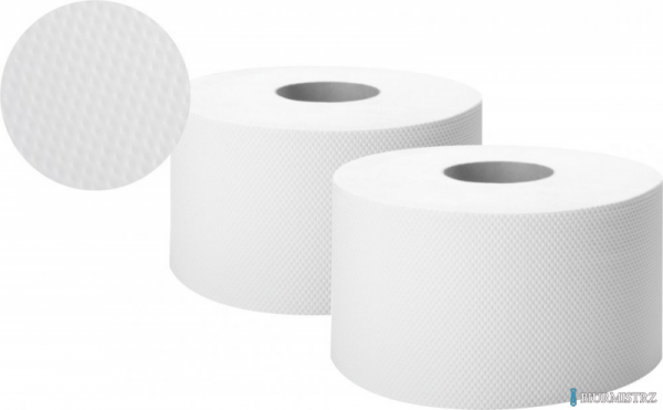 Papier toaletowy ELLIS (12 rolek) biały 100m 2 warstwy celuloza JUMBO  COMFORT 6255
