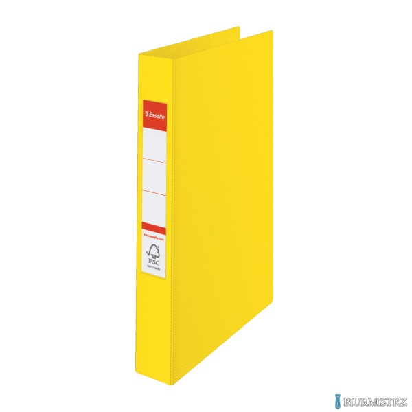 Segregator Esselte A4 z 2 kółkami, grzbiet 42 mm, żółty, 14450