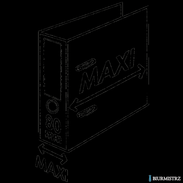 Segregator A4/80mm biały ESSELTE No.1 POWER PLUS 624075