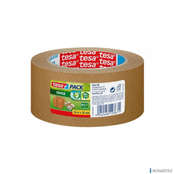 Taśma pakowa papierowa brązowa  50mx50mm TESAPACK 57180-00000-02 TS