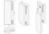 ACO INS-UP720BX UNIFON - hold, 1-przycisk, gniazdo RJ