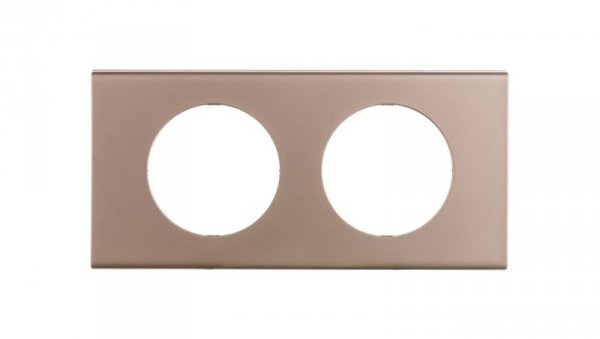 Ramka 2x stal niedz. metal Poziomy i pionowy 069112