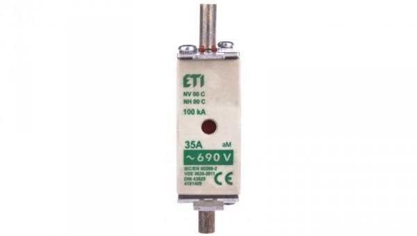 Wkładka bezpiecznikowa NH000 35A aM 690V 004181409