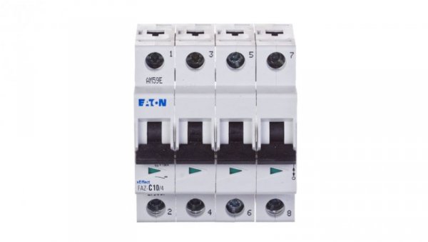 Wyłącznik nadprądowy 4P C 10A 15kA AC FAZ C10/4 279057