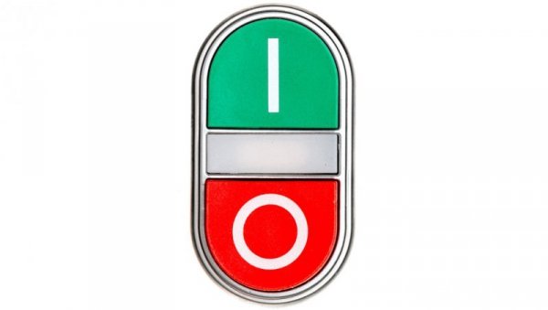 Napęd przycisku podwójny zielony/czerwony /O-I/ z podświetleniem z samopowrotem LPCBL7223