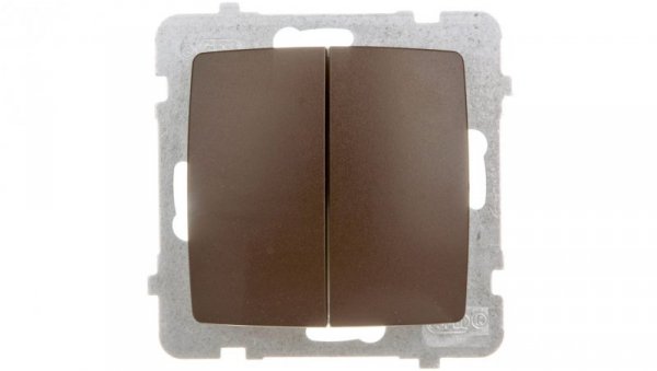 KARO Łącznik świecznikowy czekoladowy metalik ŁP-2S/m/40