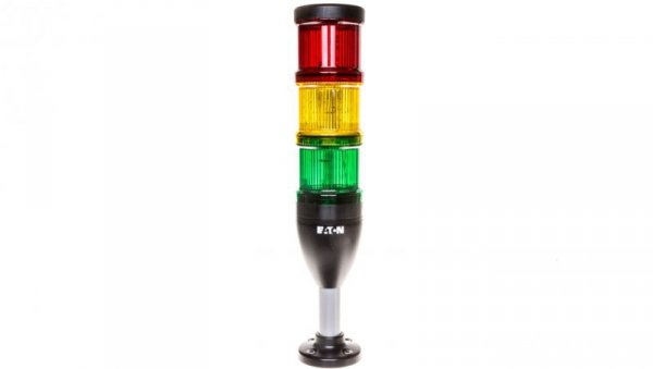 Kolumna sygnalizacyjna czerwona, żółta, zielona 24V AC/DC światło ciągłe SL7-100-L-RYG-24LED 171425