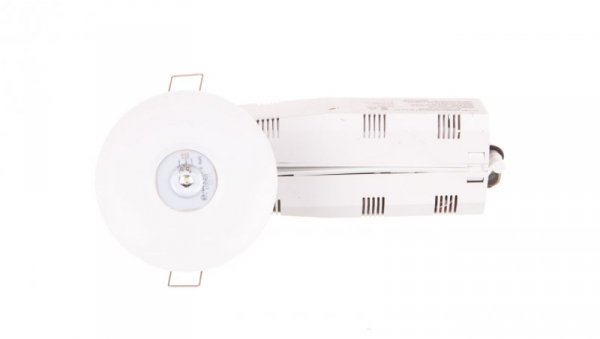 Oprawa awaryjna AXP IP65/20 ECO LED 1W 125lm (opt. otwarta) 3h jednozadaniowa AT biała AXPO/1W/E/3/SE/AT/WH