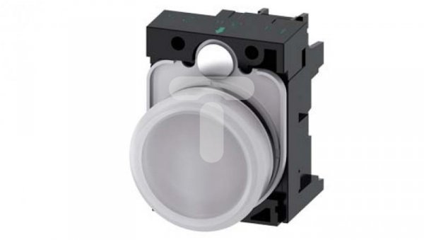 Lampka sygnalizacyjna kompletna 22mm biała LED 24V AC-DC tworzywo przył śrubowe SIRIUS ACT 3SU1102-6AA60-1AA0