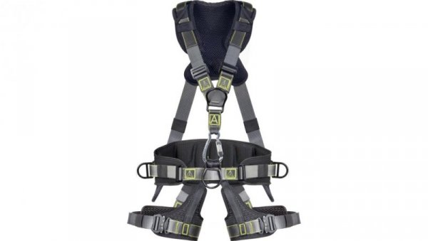 SZELKI DO ASEKURACJI Z PASEM BIODROWYM I PASAMI UDOWYMI - 5 PUNKTÓW ZACZEPOWYCH