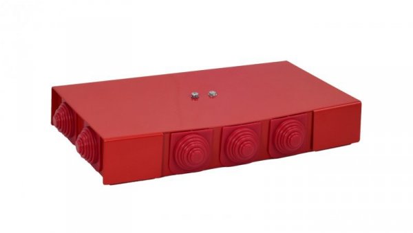 Puszka przeciwpożarowa PIP-2AN R3x3x6 prostokątna, E90, rozgałęźna,wymiary 125x36x225mm, czerwony 84622666