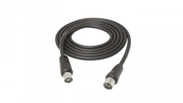 Kabel antenowy wtyk / gniazdo 3m czarny LB0159 LIBOX