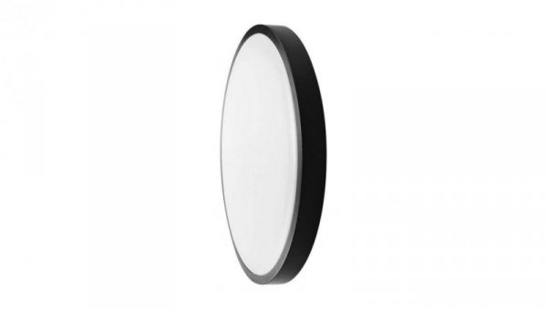 Plafoniera LED 24W 2500lm 4000K IP44 Okrągła fi295 Mleczny Czarna Ramka 76371