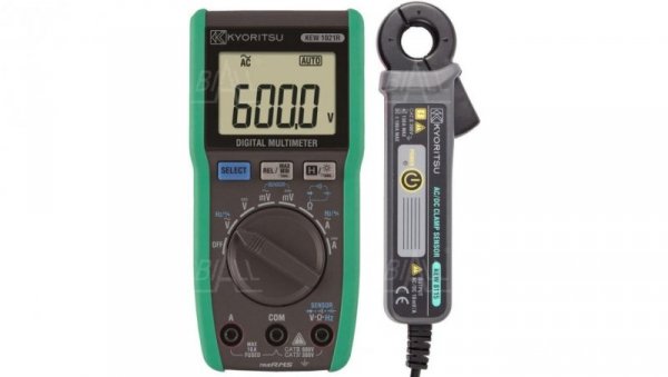 KEW1021R Multimetr TRMS 600V AC/DC + cęgi 8115 AC 130A/DC 180A