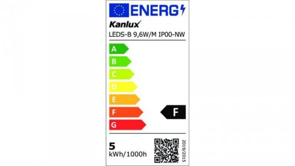 Taśma LED 12V LEDS-B 9,6W/M IP00-NW 1080m/m 4000K IP00 FPC rolka 5mb 24534