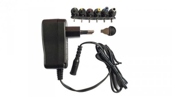 ZASILACZ WTYCZKOWY 3-12V 2.25A 1m. 3V 4,5V 5V 6V 7,5V 9V 12VDC REGULOWANY ESPE