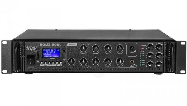 WZMACNIACZ HQM2180BC RADIO FM/MP3/BLUETOOTH 180W