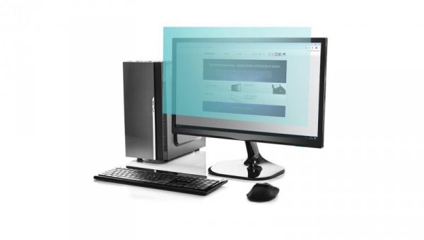 Qoltec Filtr światła niebieskiego 23.8 16:9 Ochrona wzroku Anti Glare Matowy na monitor