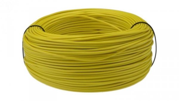 Przewód instalacyjny H07V-K / LgY 1,5 750V żółty linka giętka Elektrokabel 10m