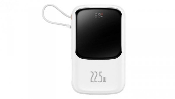 Baseus Qpow Digital Display powerbank z szybkim ładowaniem 10000mAh 22,5W QC/PD/SCP/FCP z wbudowanym