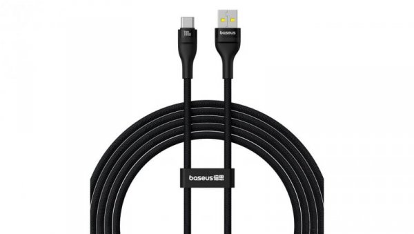Kabel Baseus Flash 2 USB-A / USB-C 100W 2 m - czarny
