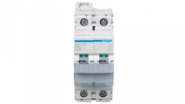 Wyłącznik nadprądowy 2P D 32A 10kA AC NDN232