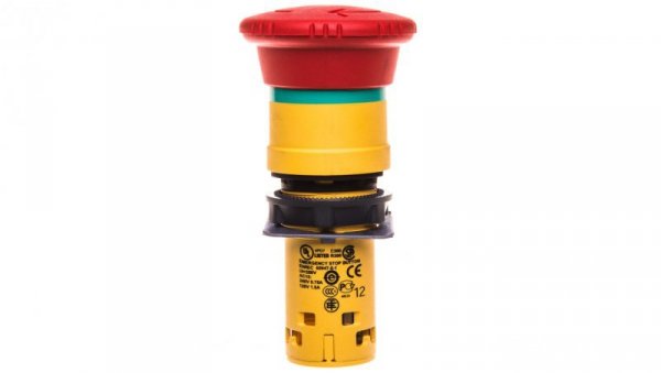 Przycisk bezpieczeństwa 22mm 1R IP54 przez obrót XB7NS8442