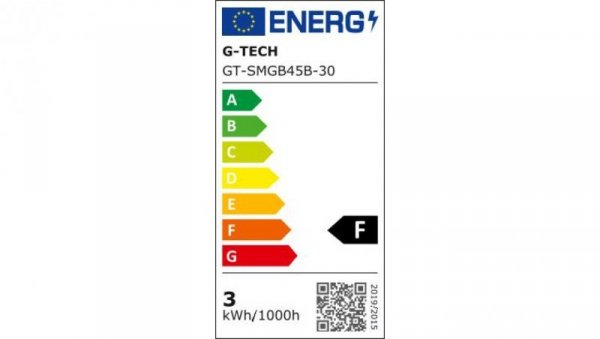 Żarówka LED SMD 2835, E14, B45B, 3W, 200 lm, 3000K, AC220-240V, 50-60 Hz, kąt świecenia 160