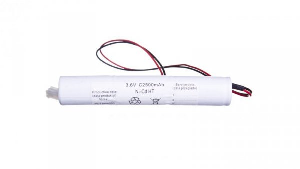 Pakiet akumulatorka Ni-Cd 3,6V C 2500mAh HT B1 2pin