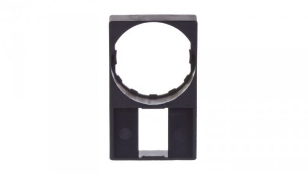 Szyld opisowy 30x50mm do etykiet 8x27mm czarny 22mm prostokątny ZBZ35
