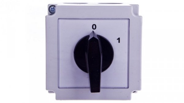 Łącznik krzywkowy 0-1 4P 25A w obudowie 4G25-92-PK R114 63-840398-031