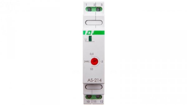 Automat schodowy 16A 24V AC 1Z 0,5-10min AS-214