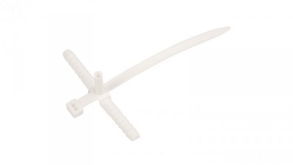 Uchwyt paskowy szybkiego montażu z kołkiem 140mm biały USMPK-10 10mm /50szt./