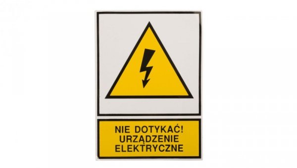 Tabliczka /znak ostrzegawczy/ TZO 105X148S /N.D.U.E./ E04TZ-01011130100 /10szt./
