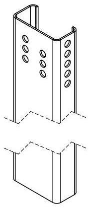 PODPORA PRZEDNIA GRUNT STANDARD L2500, CORAB XPF_WS007N.4.0000