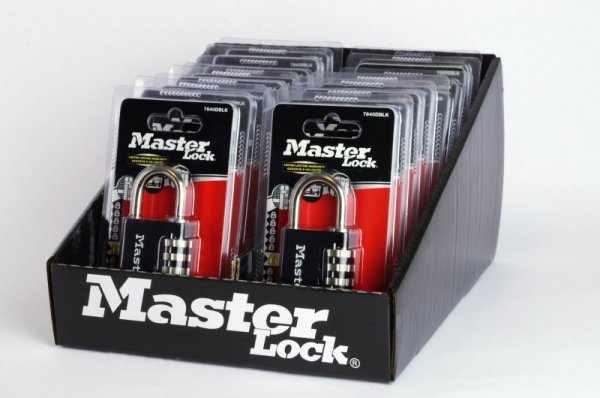 Kłódka z szyfrem Master Lock 7640EURDBLKCC