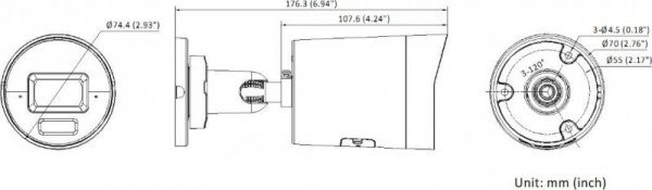 Kamera IP Hikvision DS-2CD2087G3-LIY 2.8mm PL