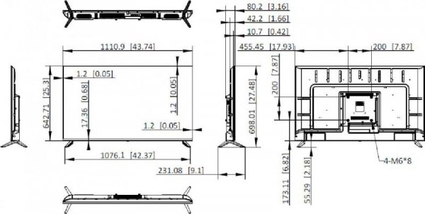 Monitor Hikvision DS-D5050U3-1V0S