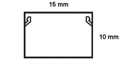 Listwa elektroinstalacyjna kpl. BIAŁY LS 15x10 2m (PACZKA 10szt.)