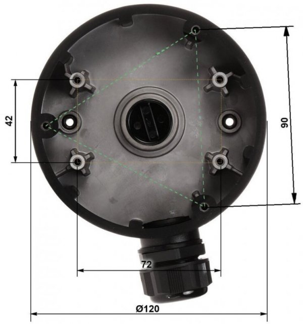 UCHWYT KAMERY STG-1280ZJ-DM46(BLACK)