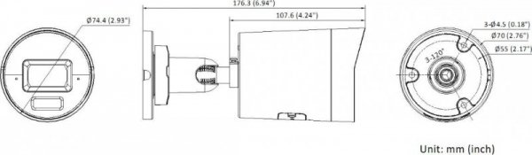 Kamera IP Hikvision 16MP DS-2CD20166G3-IUY/SL(2.8mm)(eF)