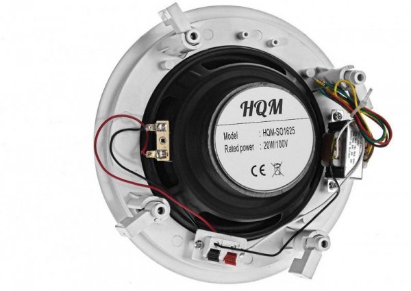 GŁOŚNIK SUFITOWY HQM-SO1625 20W 100V BIAŁY