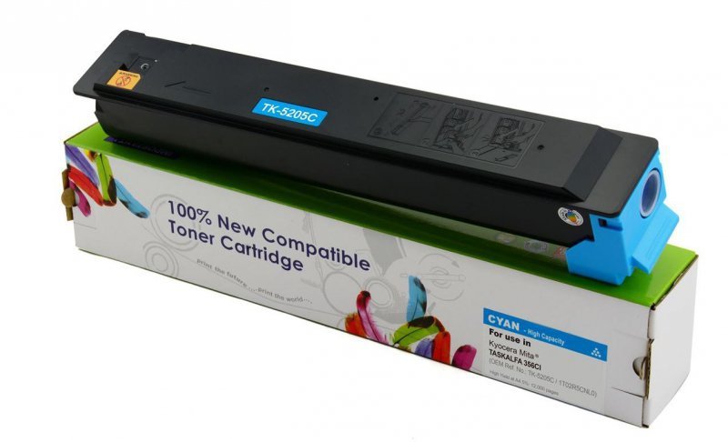 Toner Cartridge Web Cyan Kyocera TK5205 zamiennik TK-5205C
