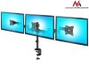 Maclean Uchwyt biurkowy na 3 monitory LCD podwójne ramiona MC-691 13-27 8kg