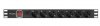 Lanberg Listwa zasilająca Rack PDU 19  1U 10A 7X SCHUKO 2m czarny C14