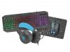 NATEC Zestaw dla graczy 4 w 1 Fury Thunderstreak 3.0 klawiatura + mysz + słuchawki + podkładka